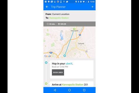 North Carolina Department of Transportation and TransLoc have launched a pilot door-to-door journey planning app.